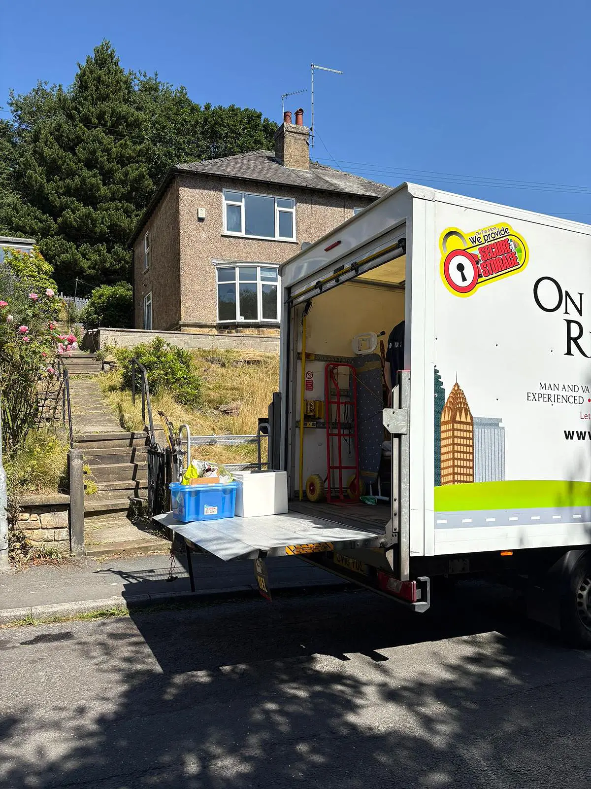 Clean secure storage units at On The Move Removals Huddersfield